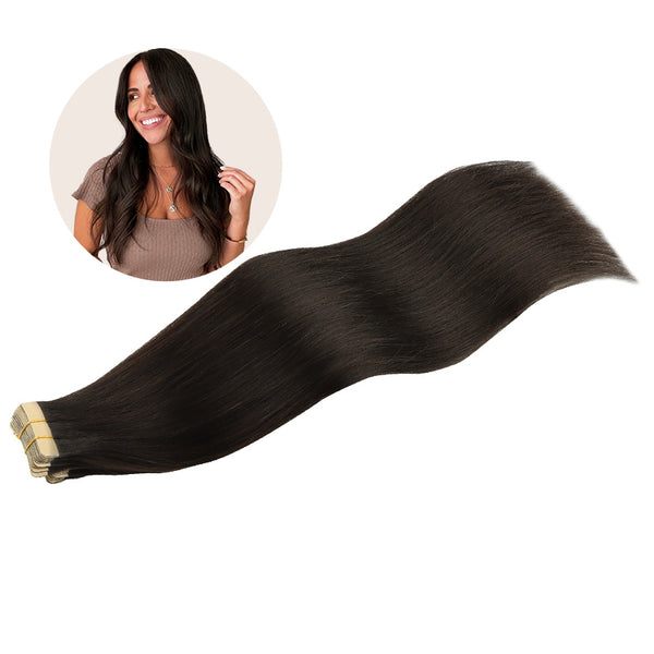 Dark Brown (2) Tape in Hair Extensions