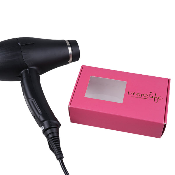 Fast-Drying Black Electric Hair Dryer – Lightweight & Powerful