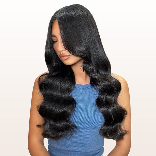 Jet Black (1) Tape in Hair Extensions