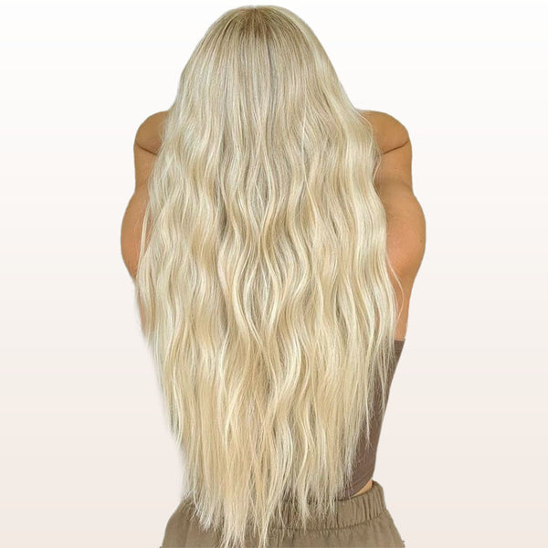 Bleach Blonde (613R) Tape in Hair Extensions