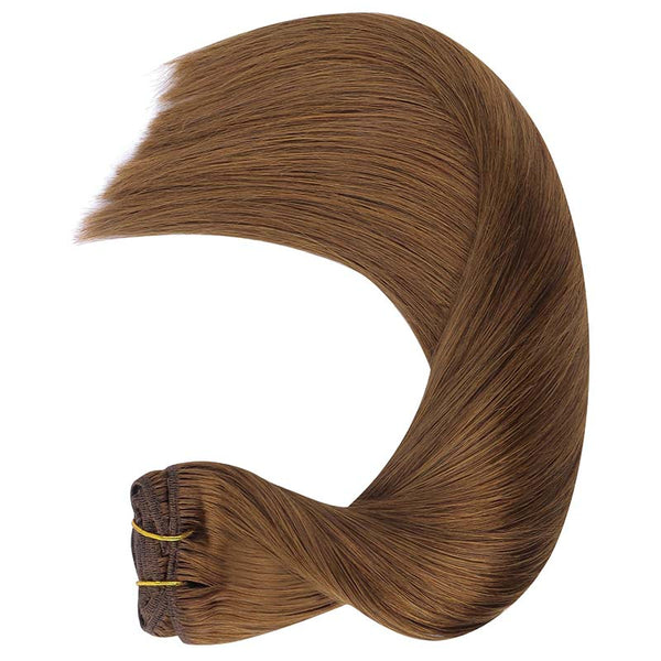 Light Auburn Brown (5R) Classic Clip in Hair Extensions (120g)