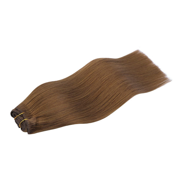 Light Auburn Brown (5R) Classic Clip in Hair Extensions (120g)