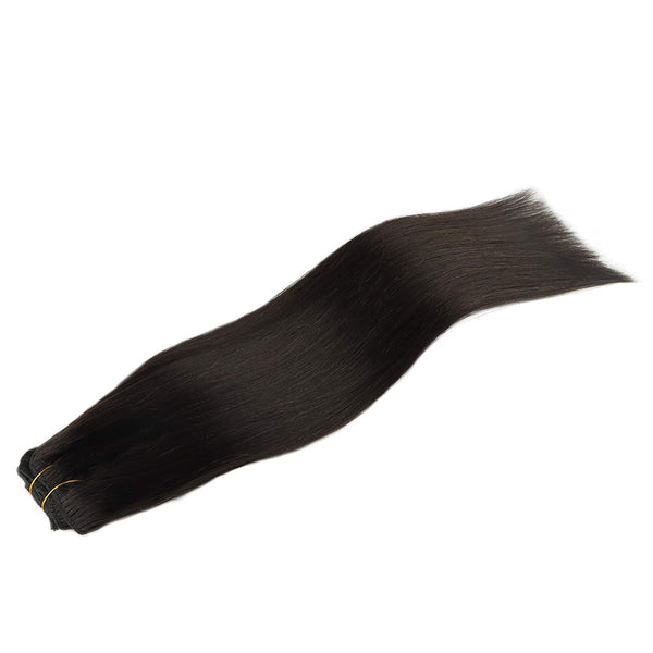 Dark Brown (2) Classic Clip in Hair Extensions (120g)