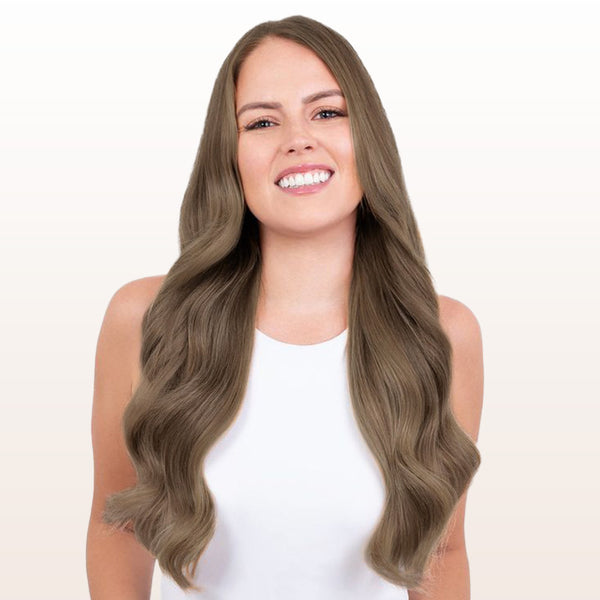 Light Ash Brown (5) Classic Clip in Hair Extensions (120g)