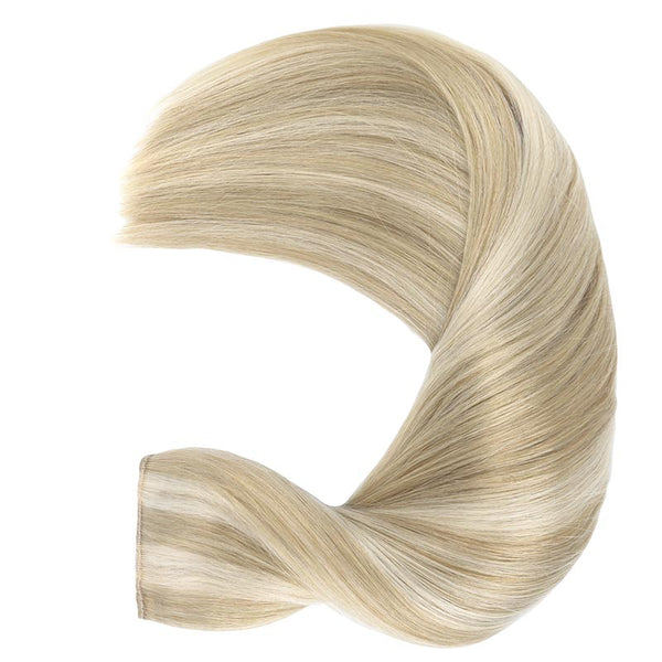 Dirty Blonde Highlighted Bleach Blonde (18A/613A) Wire Hair Extensions (2 Extra Clip Wefts)