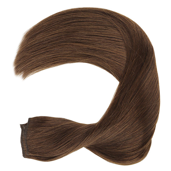 Chocolate Brown (4) Wire Hair Extensions (2 Extra Clip Wefts)