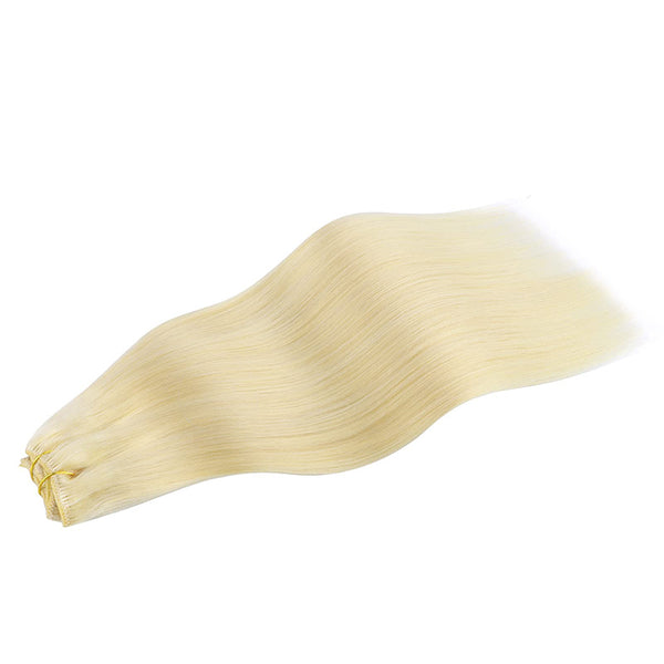 Bleach Blonde (613R) Classic Clip in Hair Extensions (120g)