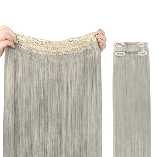 Grey Wire Hair Extensions (2 Extra Clip Wefts)