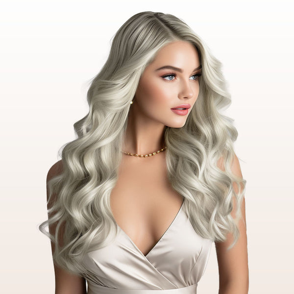 Grey Clip in Hair Extensions (150g)