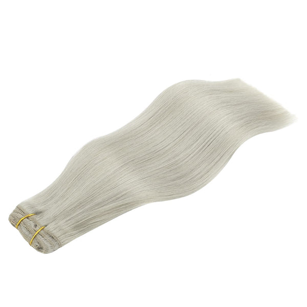 Grey Clip in Hair Extensions (150g)